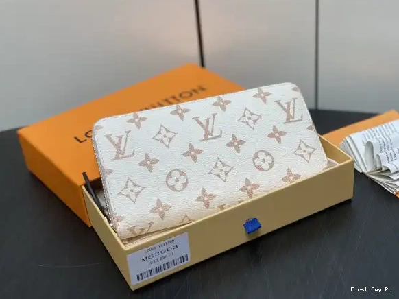 First bag ru VUITTON Zippy WALLET-19.5*10.5*2.5cm Portefeuille LOUIS 0520